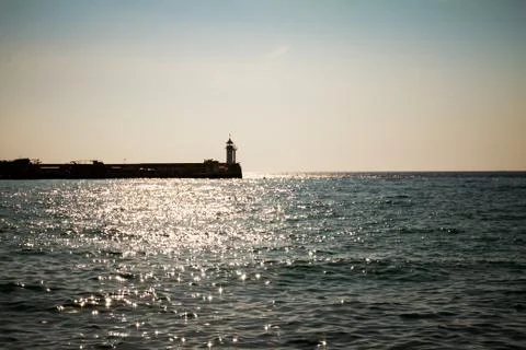 Sea beacon Stock Photos