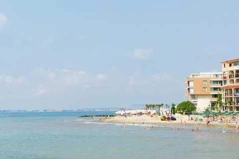 Sea bech Stock Photos