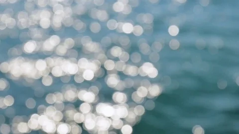 Sea blink bokeh. Stock Footage 84796252