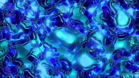 Sea Blue Liquid Plasma Background Stock Footage 273586829