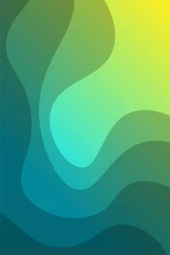 Sea blue vector template with abstract lines. Shining gradient illustration 스톡 일러스트