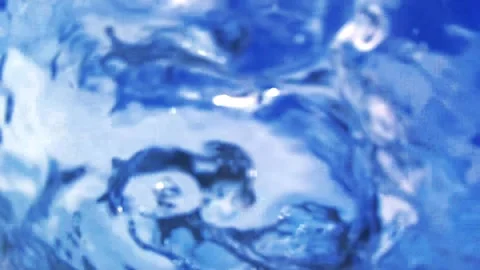 Sea, blue water, waves, bubbles Stock Footage 340472569