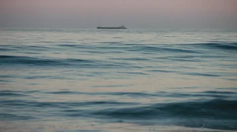 Sea ​​with boat Video stock 12046205