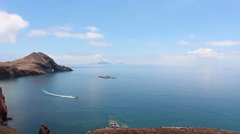 Sea boot HD Stock Footage 30309742