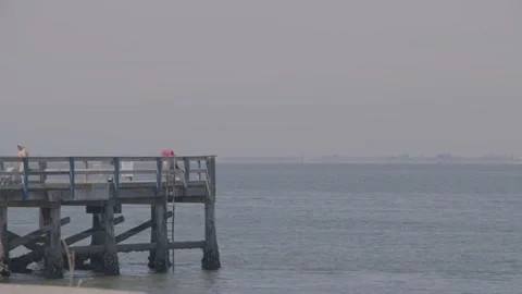 Sea bridge Stock Footage 154517864