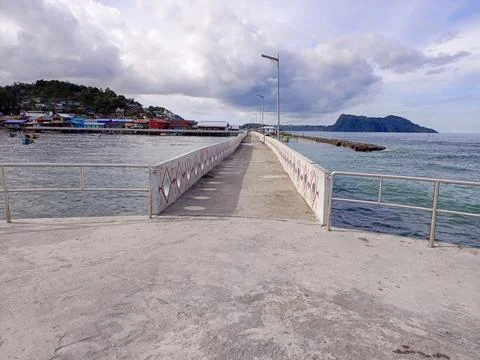 Sea bridge Stock Photos
