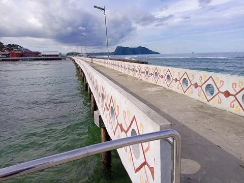Sea bridge Stock Photos