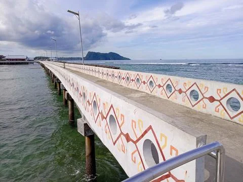 Sea bridge Stock Photos