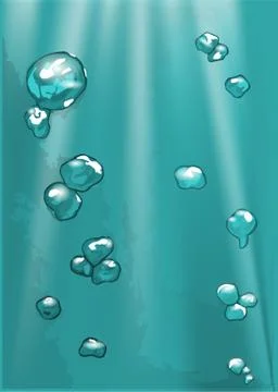 Sea bubble Stock Illustration