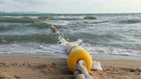 Sea buoy Stock Footage 25642973