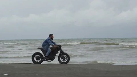 Sea CafeRacer Stock Footage 138125738