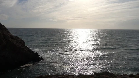 The sea in the cape cap under the blue sky Video stock 90959980