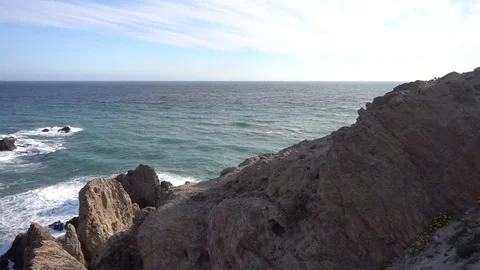 The sea in the cape cap under the blue sky Stock Footage 90960958