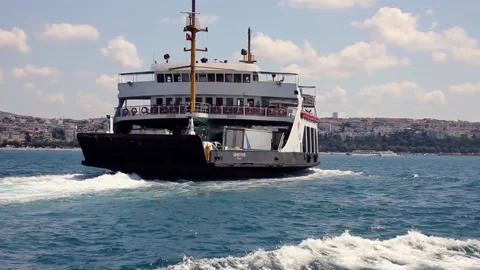 Sea Car Ferry Video stock 152450628