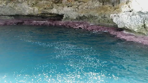 Sea Cave Stock Footage 49882238