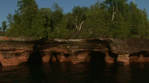 Sea Caves Stockbeeldmateriaal 308420
