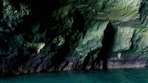 Sea caves Stock Footage 168563398