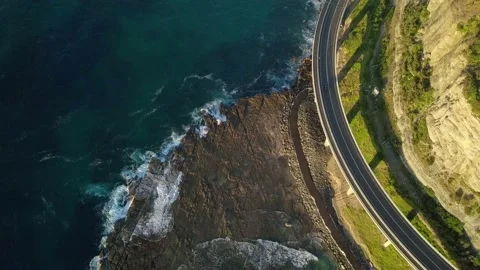 Sea Cliff Bridge Stock Footage 163945660
