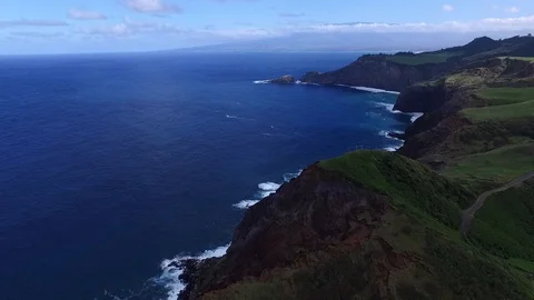 Sea Cliff Maui Hawaii Stock Footage