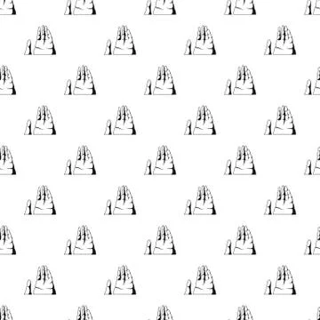 Sea cliff pattern vector seamless イラスト素材