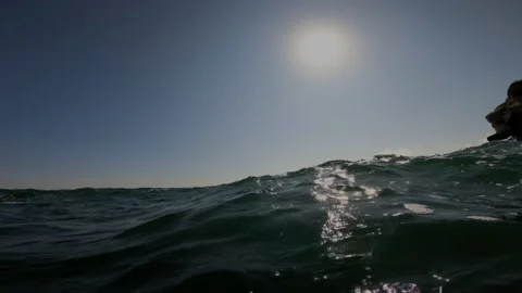 Sea cliffs and caves Stock Footage 148514363