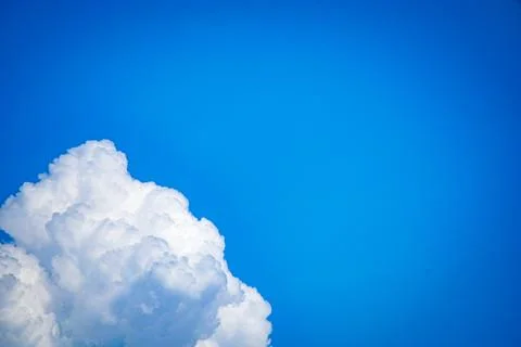 A sea of ??clouds in the blue sky Stock Photos