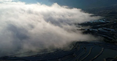 Sea of clouds Stock Footage 92794685