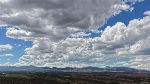 Sea Of Clouds Over The Jemez Mountains Video stock 345087234