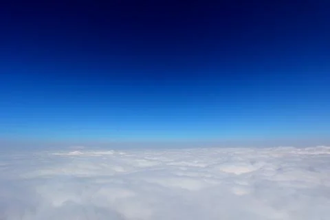 Sea of clouds Foto stock