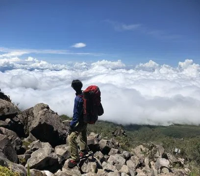 Sea of ​​clouds 스톡 사진