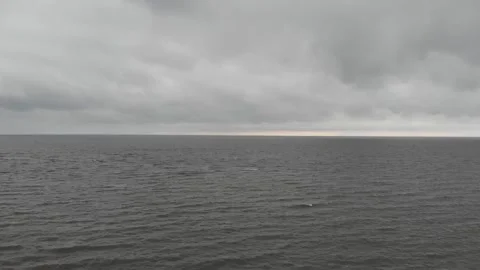 Sea in cloudy weather Stock Footage 146787603