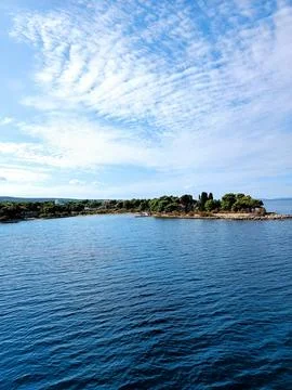 Sea coast of Brac island Split Croatia Adriatic sea Stock Photos