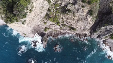 Sea coast line Video stock 206154296