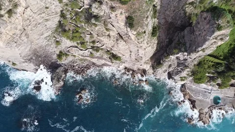 Sea coast line Video stock 206154563