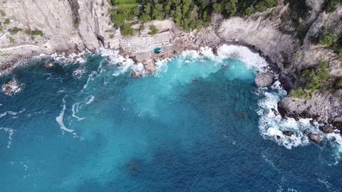 Sea coast line Video stock 206154787