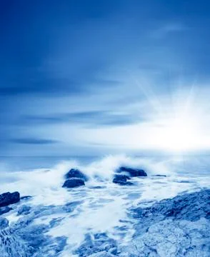 Sea coast Stock Photos