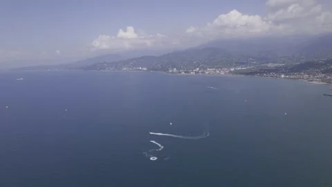 Sea coast, sea surface Video stock 265962498