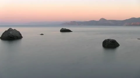 Sea coastline timelapse. Stock Footage 21025785