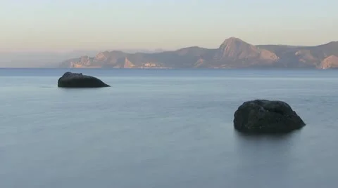 Sea coastline timelapse. Stock Footage 21192512