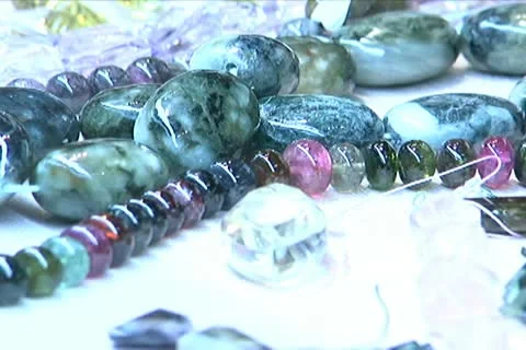Sea Colored Beads 動画素材 10686980