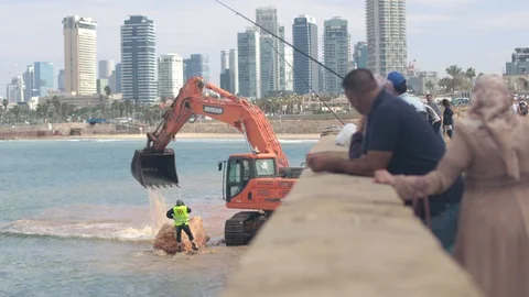 Sea construction Stock Footage 121226962