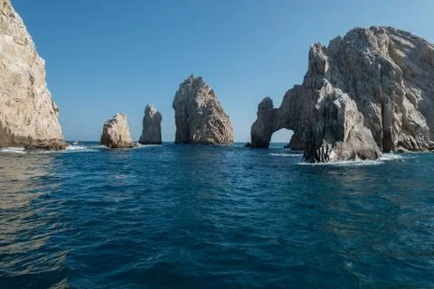 Sea of Cortez Cliffs Stock Photos