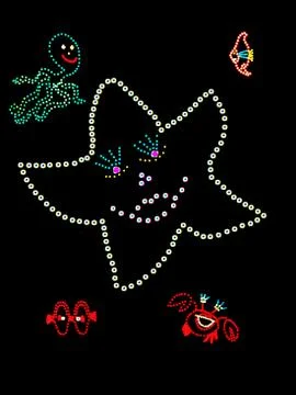 Sea creatures Stock Illustration