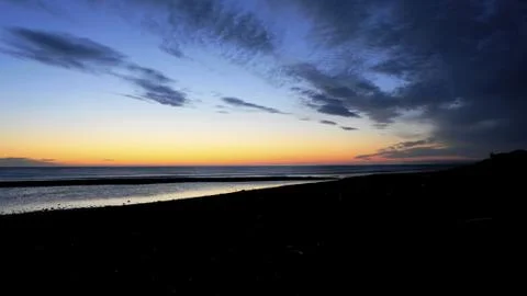 Sea Dawn Foto stock