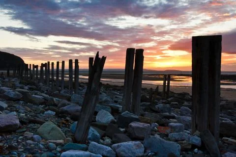Sea defences Stock Photos