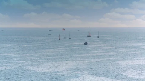 Sea distance Stock Footage 32384275