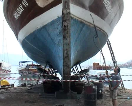 Sea docks 1 Stock Footage 8956789