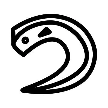 Sea Eel Stock Illustration