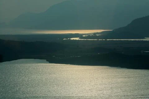 Sea Evening, Landscape Stock Photos
