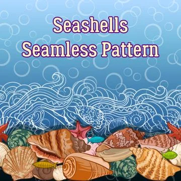 Sea Exotic Background Illustrazione stock